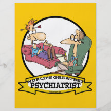 WELTBESTER PSYCHIATER-CARTOON VOLLFARBIGE FLYER