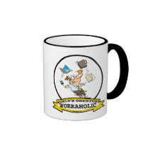 WELTBESTER WORKAHOLIC-MANN-CARTOON TEETASSE