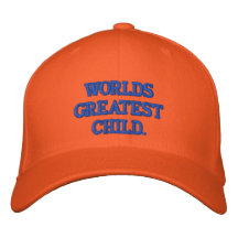 WELTBESTES KIND BESTICKTES BASEBALLCAP