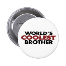 Weltcoolster Bruder Anstecknadelbutton