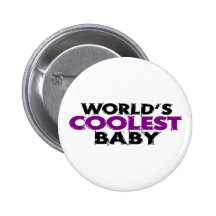 Weltcoolstes Baby-Mädchen Button