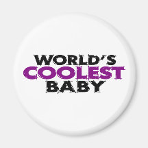 Weltcoolstes Baby-Mädchen Magnete