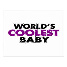 Weltcoolstes Baby-Mädchen Postkarte