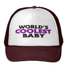Weltcoolstes Baby-Mädchen Retromütze