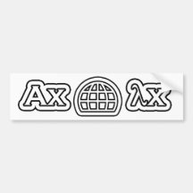 Welteigenwert-Tag Auto Sticker