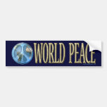 Weltfrieden Auto Sticker