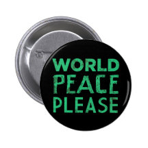 Weltfrieden bitte button