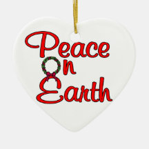 Weltfrieden Weihnachtsbaum Ornament