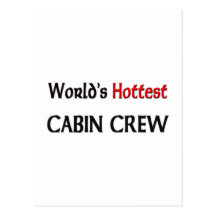Weltheißeste Kabinen-Crew Postkarten