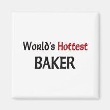 Weltheißester Bäcker Magnets