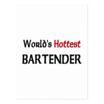 Weltheißester Barkeeper Postkarten