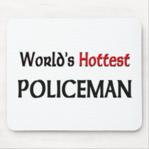 Weltheißester Polizist Mauspads