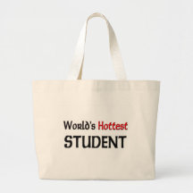 Weltheißester Student Leinentasche