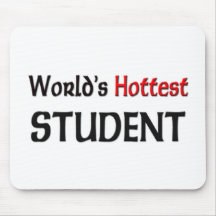 Weltheißester Student Mousepads