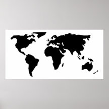 Weltkarte Plakate
