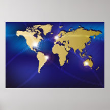 Weltkarte Plakate