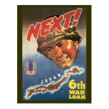 Weltkrieg-Postkarten, Kriegs-Bondjapan-Plakat