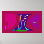 WeltKunst-Jahreszeit-Winter-Farbe 85 Poster