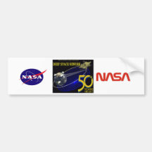 WELTRAUM-NETZ 50. Jahrestag Autosticker