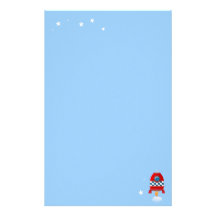 Weltraumrakete - stationär individuelles druckpapier