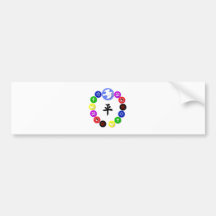 Weltreligions-Symbole Autosticker