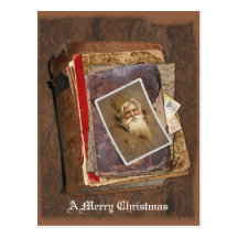 Welts-Sankt-Bücher, frohen Weihnachten Postkarte