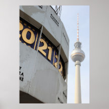 Weltzeituhr Berliner Fernsehturm, Posters