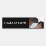 Wenig Baby newfie Autoaufkleber