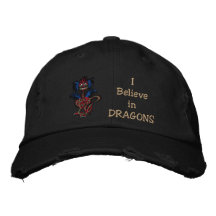 Wenig Drache Bestickte Mützen