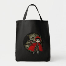 Wenig rotes Cappuccine Leinentaschen