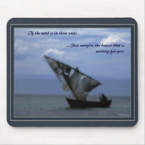 Wenn der Wind in diesen Segeln… ist mousepads