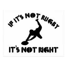 Wenn es nicht Rugby ist, ist es nicht recht Postkarten