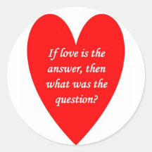 Wenn-Liebe-sein-d-Antwort-dann-was-sein-dfrage Sticker