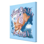 Wenn Schweine fliegen Gespannte Galerie Drucke