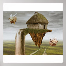Wenn Schweine fliegen Posterdrucke