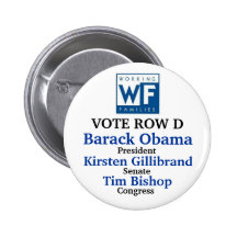 WEP für Obama Gillibrand und Bischof Button