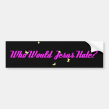Wer wurde Jesus Hate_2? Autoaufkleber