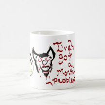 Werewolves erhielten Probleme Kaffee Haferl