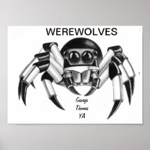 WEREWOLVES (Kunstwerk) Poster