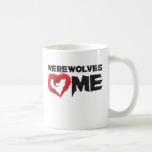 Werewolves-Liebe ich, i-Liebe Werewolves Tee Tasse