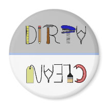 Werkzeuge säubern,/schmutzige Spülmaschinen-Magnet magnete