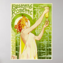Wermut Alphonse Mucha Robette Plakat