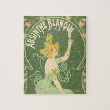Wermut Blanoui Vintage Wermut-Plakat-Kunst Foto Puzzle