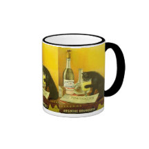Wermut-Bürger-und Katzen-Vintage Plakat-Kunst Kaffee Tassen