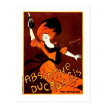 Wermut Ducros Fils Postkarte