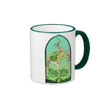 Wermut-Kunst Nouveau Kaffee Tassen