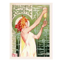 Wermut Robette (Creme) Postkarten