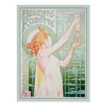 Wermut Robette (Minze) Postkarte