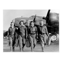 WESPE - FRAUEN-FLUGLINIENVERKEHR STEUERT WW II POSTKARTEN