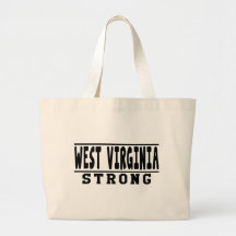 West Virginia Strong Designs Canvas Bag